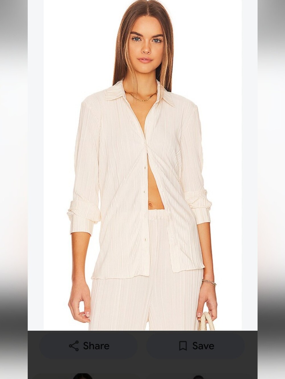 L*SPACE Hazel Plisse Top Sz. Sm $150 NWT